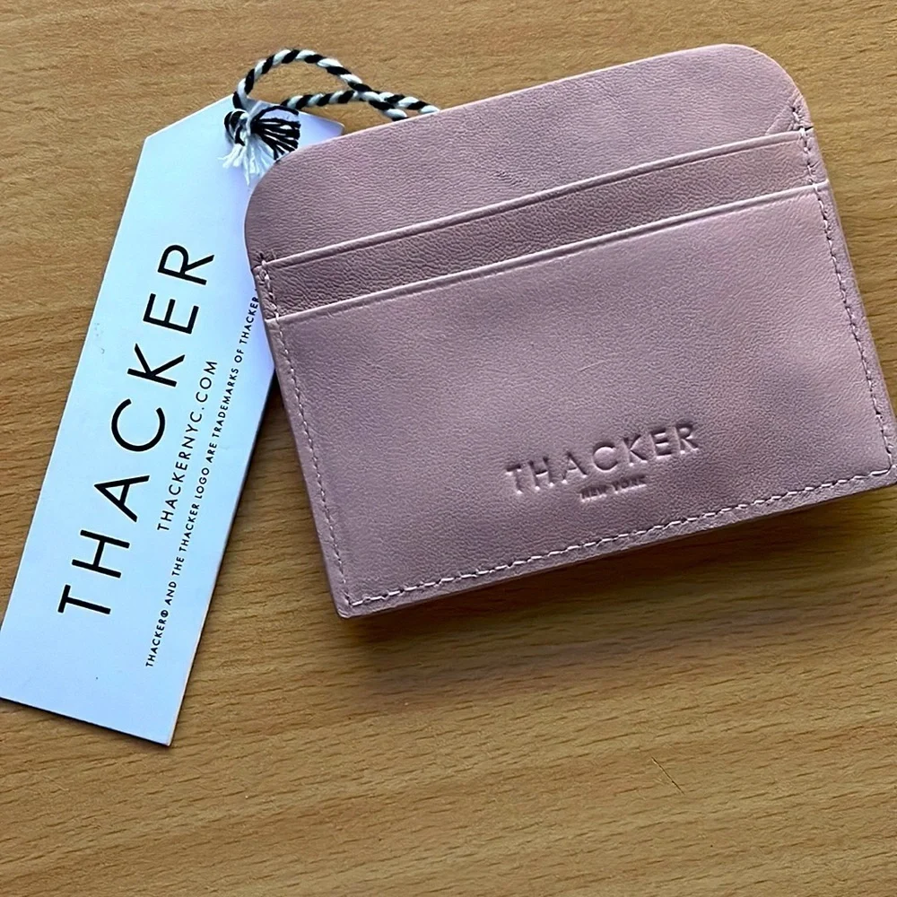 NWT Thacker Leather Card Case